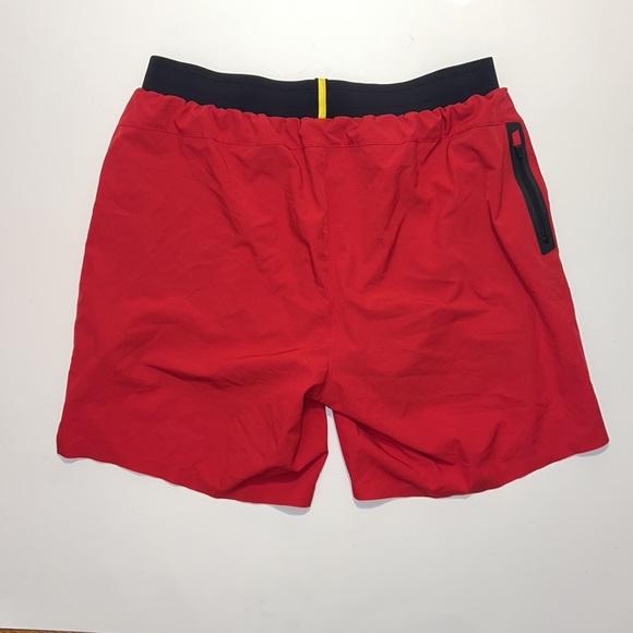 Yellow by Soulcycle Men’s Speed 8” Shorts in Red - Picture 8 of 9